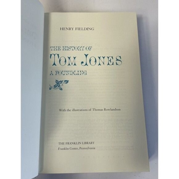 The History Of Tom Jones A Foundling Franklin Library Leather bound New - Picture 8 of 8